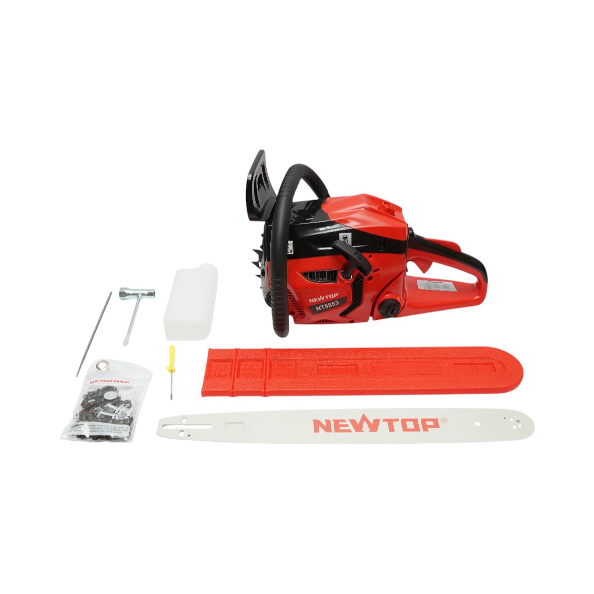 Motoferastrau, drujba 2 timpi, 54.5cc, 3CP, 8000rpm cu lama 20 inch(50cm) accesorii incluse